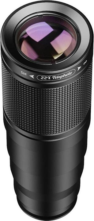 Image du produit Deltalabs Smartphone Teleskop-Objektiv 22x – Fisheye, Makro, Weitwinkel & Stativ