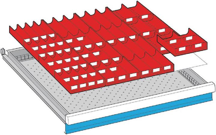 Actual product image Lista Set of drawer dividers