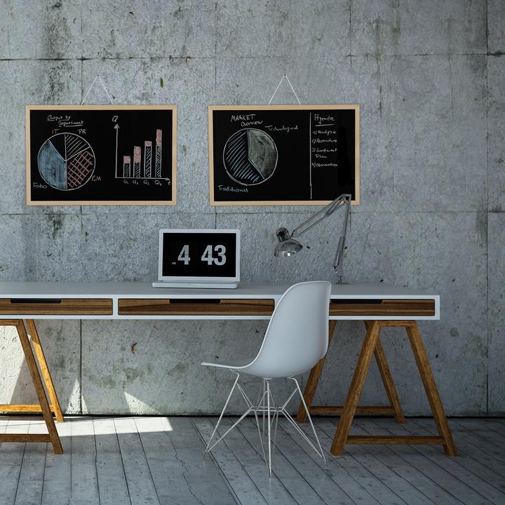 Produktbild Relaxdays Kreidetafel (60 x 2 x 40 cm)