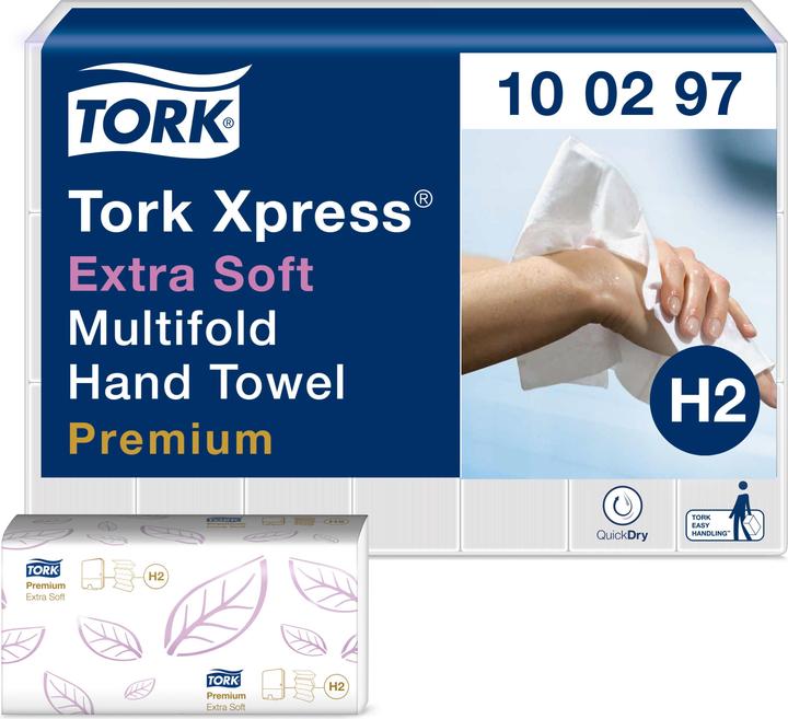 Produktbild Tork Papierhandtücher 2 lagig (21 x)
