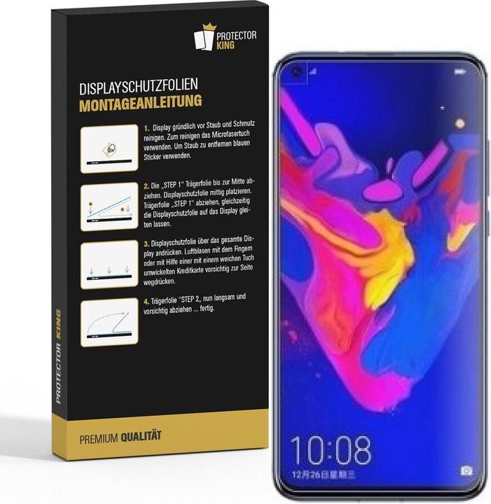 Actual product image Protectorking 6x Premium screen protector 3D CLEAR (6 Piece, Huawei Nova 4)