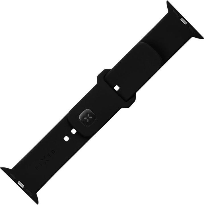 Image du produit Fixed Silicone rem SET til Apple Watch 42/44/45mm Sort