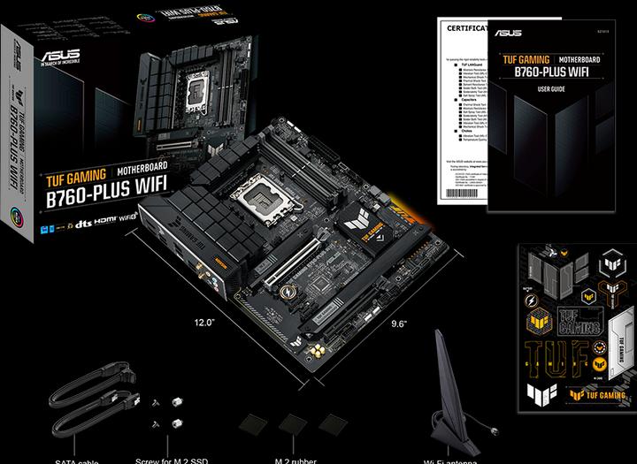 Image du produit ASUS TUF GAMING B760-PLUS WIFI (LGA 1700, Intel B760, ATX)