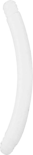 Star Piercing Micro Bananen-Stab weiss (ohne Messing, Bioflex)