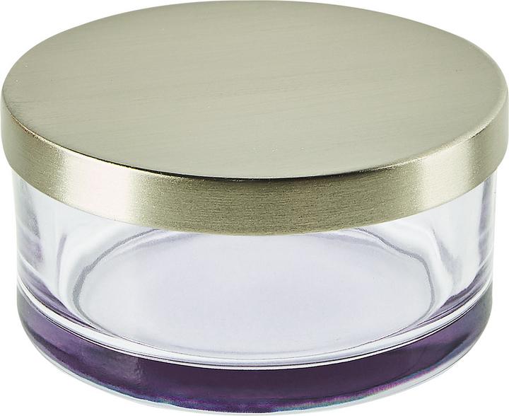 Actual product image Beliani Bathroom set 4-piece glass purple TELMA