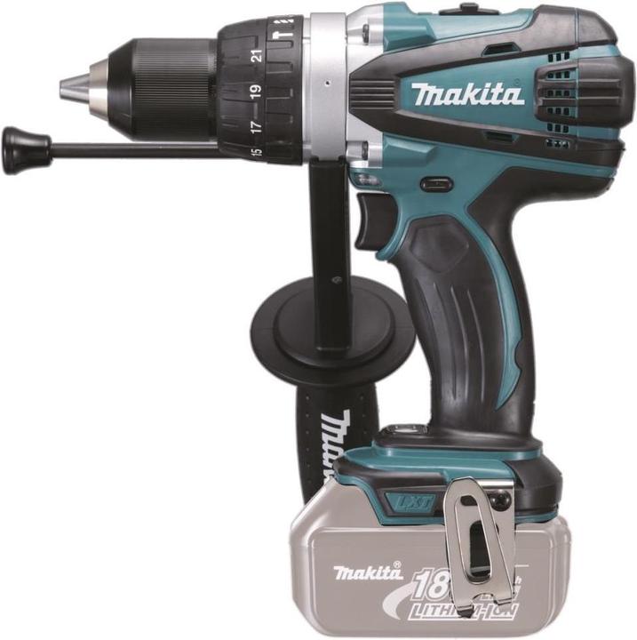 Actual product image Makita DHP458ZJ, without battery (Rechargeable battery operated)