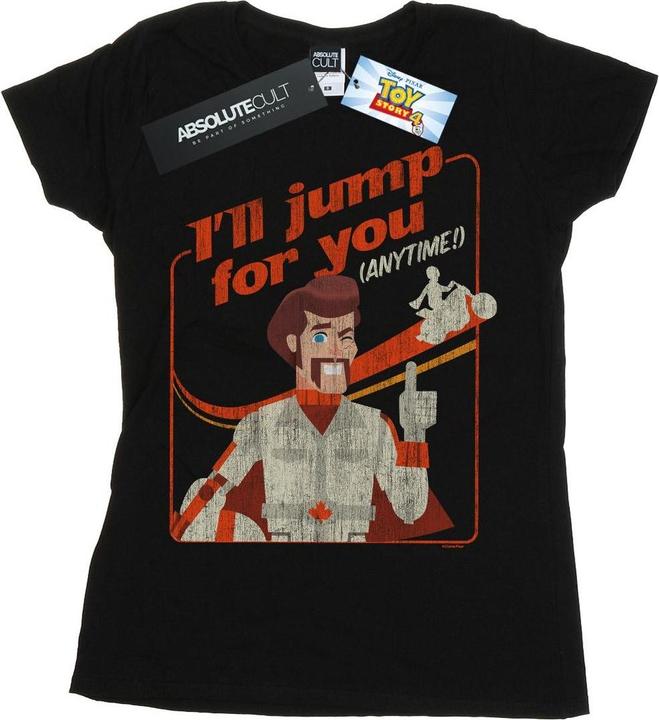Actual product image Disney Womens/Ladies Toy Story 4 Duke I'll Jump For You Cotton T-Shirt (XXL)