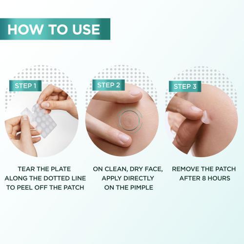 Image du produit Garnier Hydrocolloid Patches For Skin Imperfections Pure Active Pimple Patch - 22 Pieces