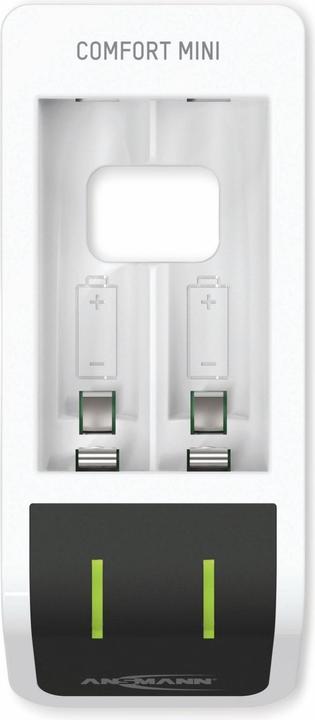 Ansmann Comfort Mini Charger (1 pcs., AAA, AA, 800 mAh, Battery + charger)