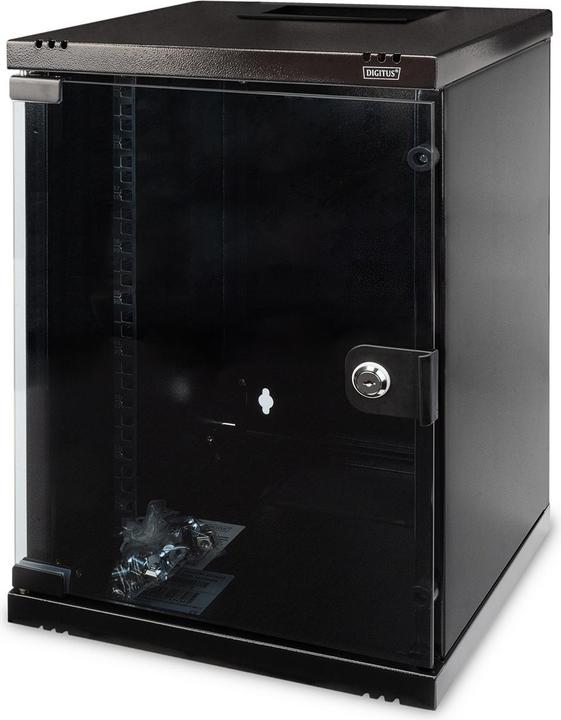 Actual product image Digitus Wall Mounting Cabinet 254 mm (10") - 312x300 mm (WxD) (9 RU, 10 inch rack)