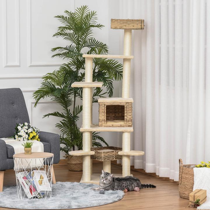 Image du produit Jamb Arbre à chat (174 cm, Beige+Brun)