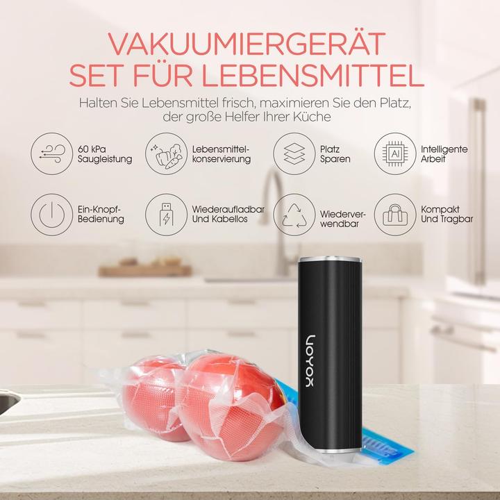 Image du produit Voyor VS210 Handvakuumierer Set mit 5 Vakuumbeuteln