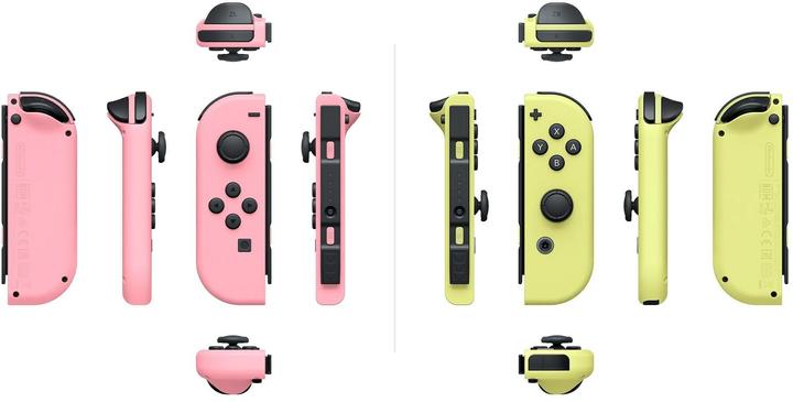 Image du produit Nintendo Joy-Con Set Rose pastel/Jaune (Switch)