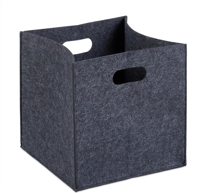 Productafbeelding Relaxdays Mandje van vilt (30 x 30 x 30 cm, 23 l)