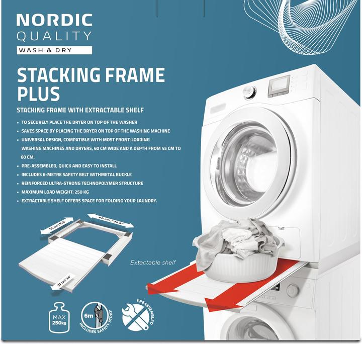 Actual product image Nordic Frame e.g. Plus for washing machine, dryer