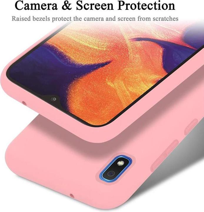 Actual product image Cadorabo TPU Liquid Silicone Case Cover (HTC One M10, Samsung Galaxy A10)