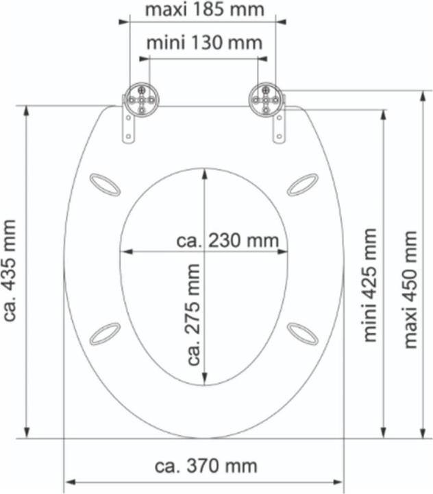 Immagine prodotto Schütte MDF HG WC-Sitz POLAR LIGHTS
