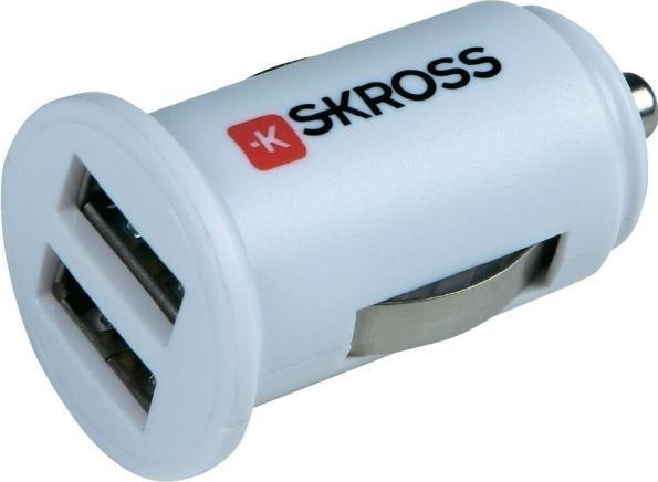 Immagine prodotto Skross Midget doppio caricatore da auto USB, 5V, 2A