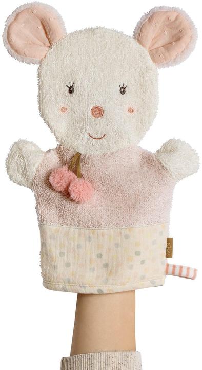 Actual product image Fehn Baby washing glove mouse
