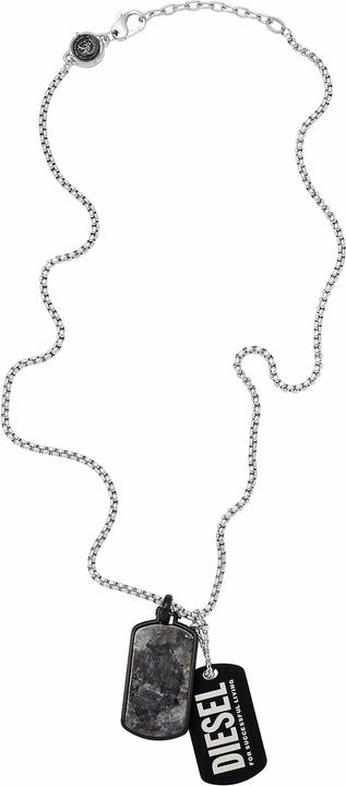 Produktbild Diesel Double Dogtags (Edelstahl, 65 cm)