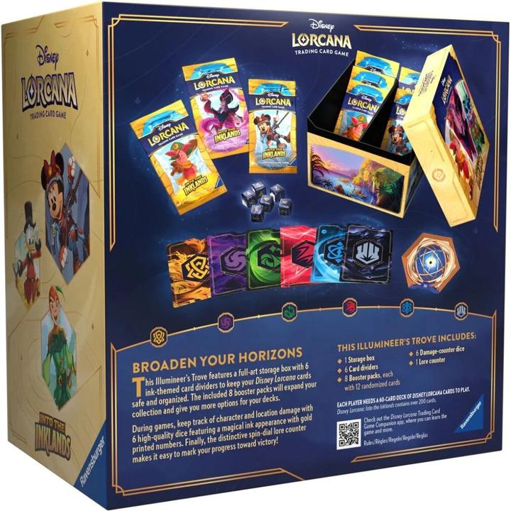 Immagine prodotto Disney Gioco di Carte Collezionabili Lorcana: Set 3 - Pacchetto Trove (Inglese) (Inglese, Box Set e Collezione)