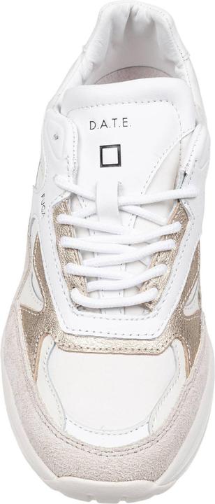 Produktbild D.a.t.e. D.a.t.e fuga sneakers in nylon and suede color white/platinum (39)