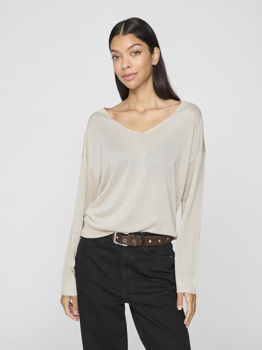 Image du produit Vila VINOVY V-Ausschnitt Strickpullover (L)