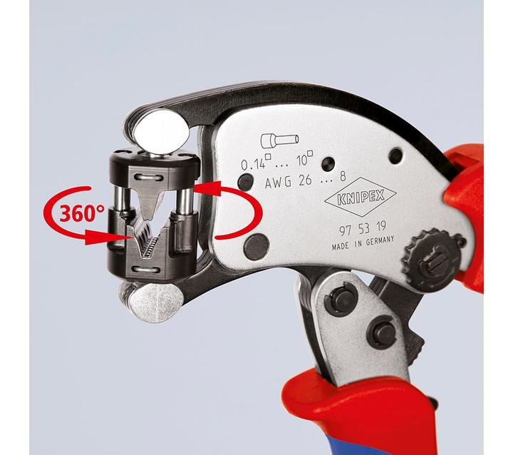 Actual product image Knipex Twistor16 Self-Adjus.Crimp.Pliers (200 mm)