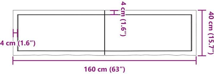 Immagine prodotto VidaXL Emerald (160 x 40 x 6 cm)