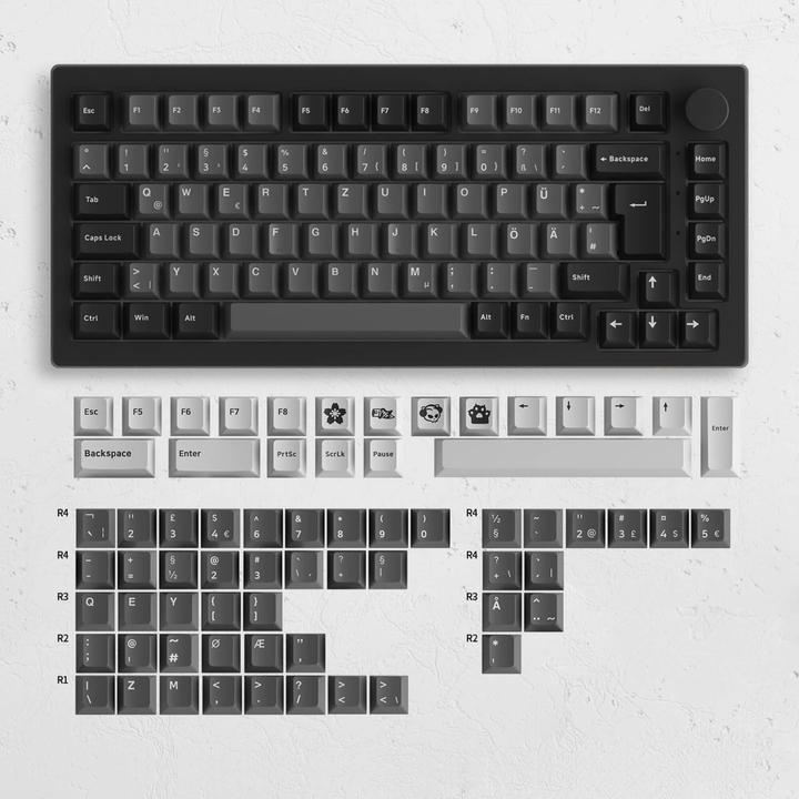 Actual product image Akko 5075B Plus S (DE, Cable, Docking, Wireless)