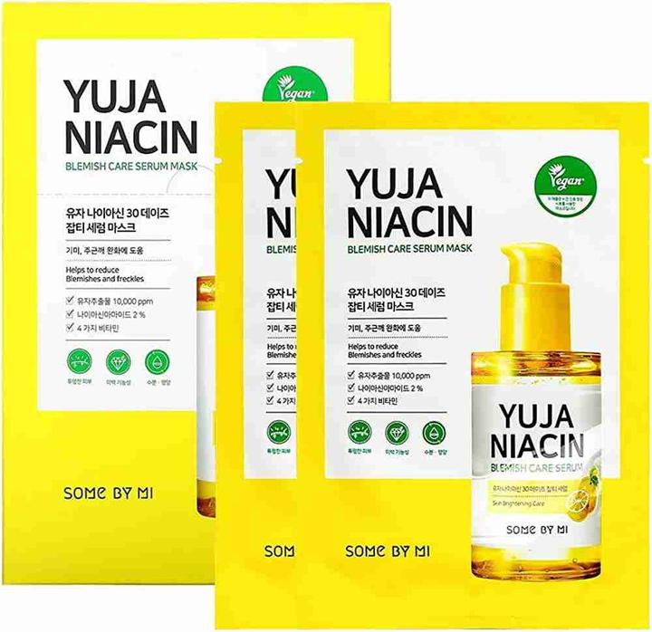 Actual product image Some By Mi Yuja Niacin 30Days Blemish Care Serum Mask