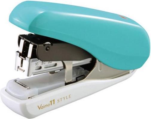 Produktbild Max Heftapparat Vaimo 11 Style hellblau-weiss, Flachhefter (32 Blätter)