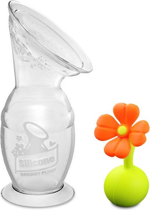 Productafbeelding Haakaa Borstkolf met bloemendop (100ml)