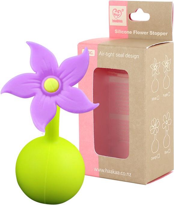 Produktbild Haakaa Milchpumpe Blumenverschluss - Violett