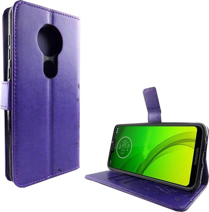 Actual product image König Design Case Mobile Protection for Motorola Moto G7 Case Cover Wallet Case Hayn Case (Motorola Moto G7)