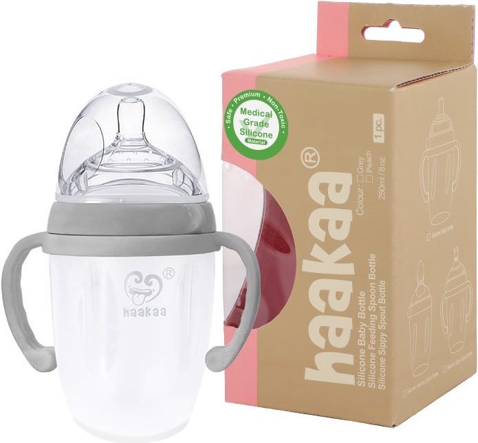 Immagine prodotto Haakaa Generation 3 Biberon 250ml - Grigio