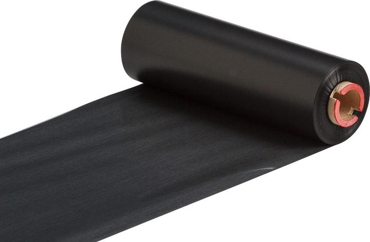 Actual product image Brady R-4313, Ribbon, Wax/Resin, Black, 102.00 mm x 74.00 m, f. BBP11, BBP12, Zebra TLP, Zebr (10.20 cm, Black)