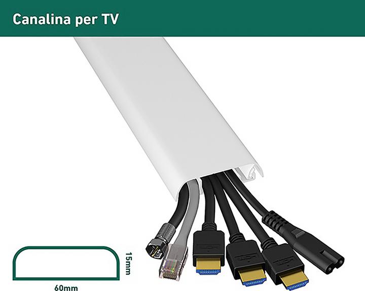 Immagine prodotto Steffen Canalina per cavi (Tubazione, 100 cm)