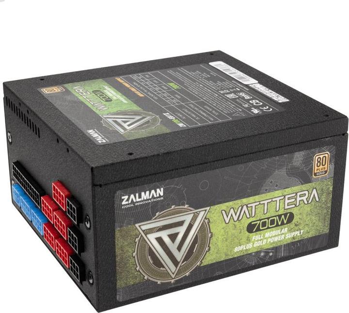 Produktbild Zalman ZM700-EBTII WATTTERA, 700 Watt 80 PLUS GOLD PSU, EU, Full Modular, Active PFC wi (700 W)