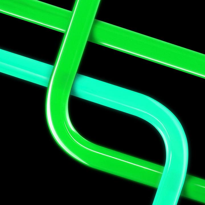 Produktbild EKWB EK-Loop Hard Tube 14/10mm Acryl, gebogen 90 Grad - 80cm, 6 Stück (0.80 m, Kunststoff)