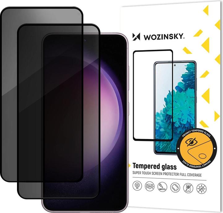 Produktbild Wozinsky Privacy Glass Panzerglas für Samsung Galaxy A06 5G / A05, 2er-Pack (2 Stück, Samsung Galaxy A05)