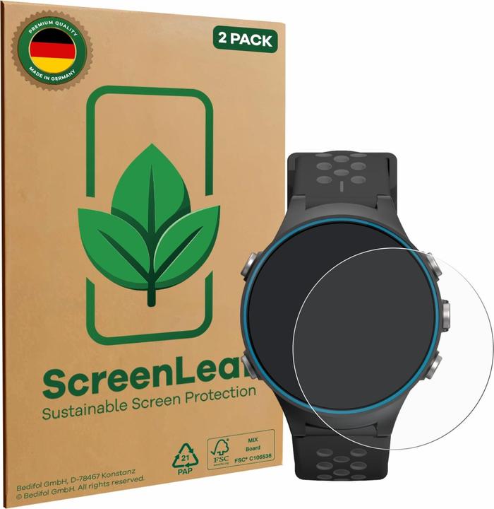 Produktbild ScreenLeaf Schutzfolie nachhaltiger Displayschutz Display Schutz Folie Klar Transparent