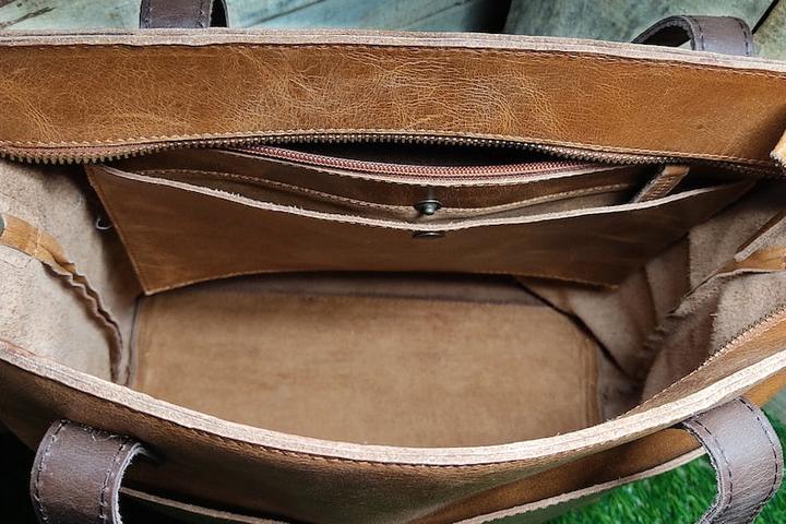Immagine prodotto Only-Bags.Store Grande borsa tote in pelle, borsa da lavoro per laptop, borsa in pelle, borsetta