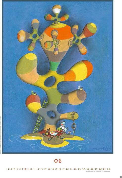 Actual product image Heye Calendrier illustré Best of Mordillo Edition (37 x 53.5 cm, Hardcover, German)