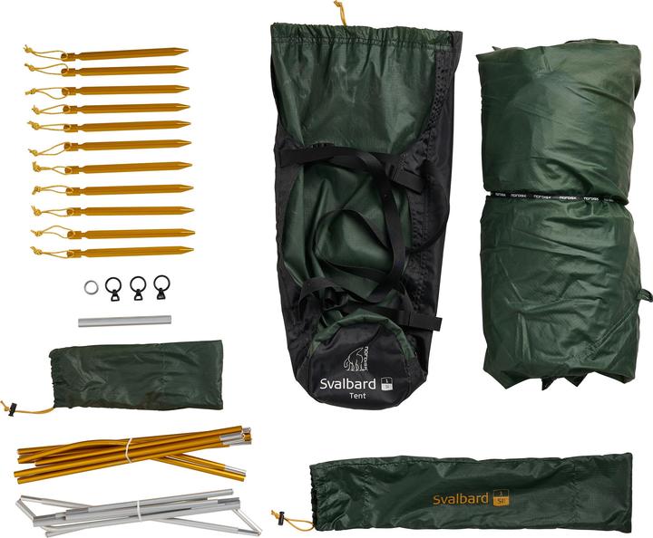 Image du produit Nordisk Tente Svalbard 1 SI (2.0) (Tente tunnel, 2.15 kg, 1 personne)