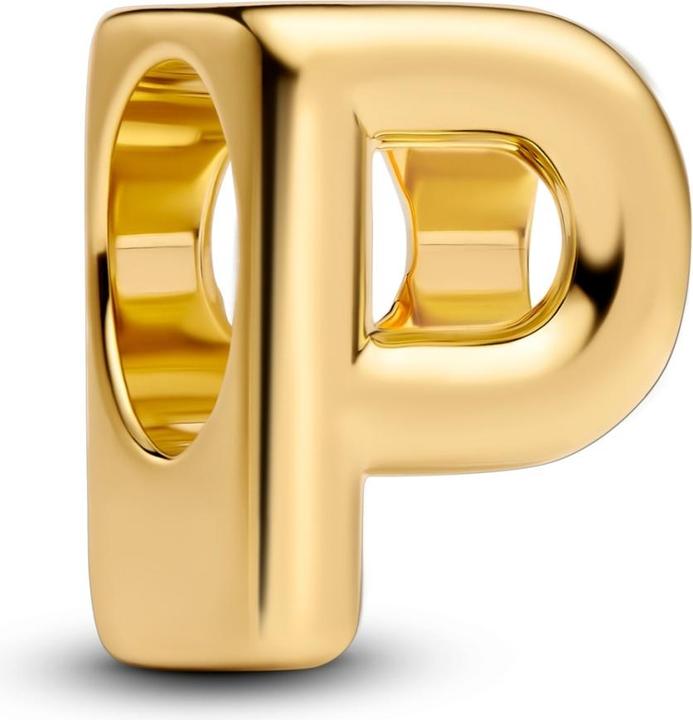 Pandora Alphabet-Mini-Charm: Ihre Persönliche Botschaft (Vergoldete Metalllegierung)