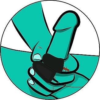 Actual product image ElectraStim Explorer Silicone Noice Finger Toy (17 cm)