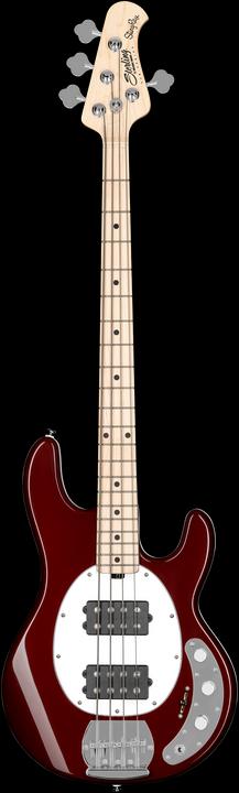 Produktbild Bassgitarre, S.U.B., StingRay RAY4HH, Candy Apple Red (E-Bass, Basswood, Maple)