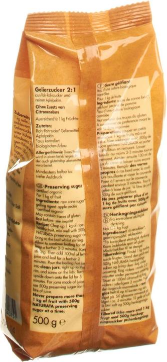 Produktbild Naturata Gelierzucker 2:1 (500 g)