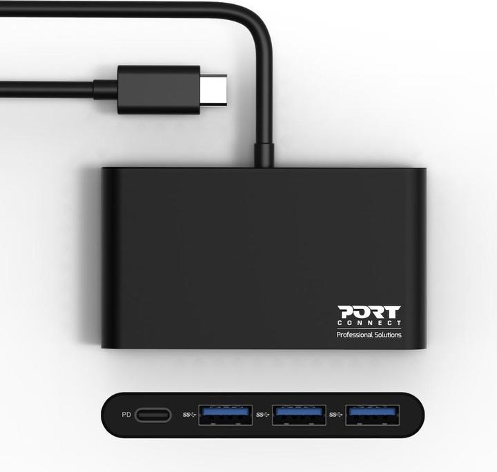 Immagine prodotto Port Designs Hub USB-C (USB-C, 3 Porti)